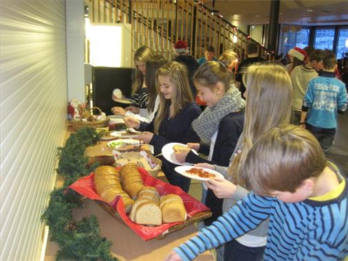 Julefrukost på 8. trinnet